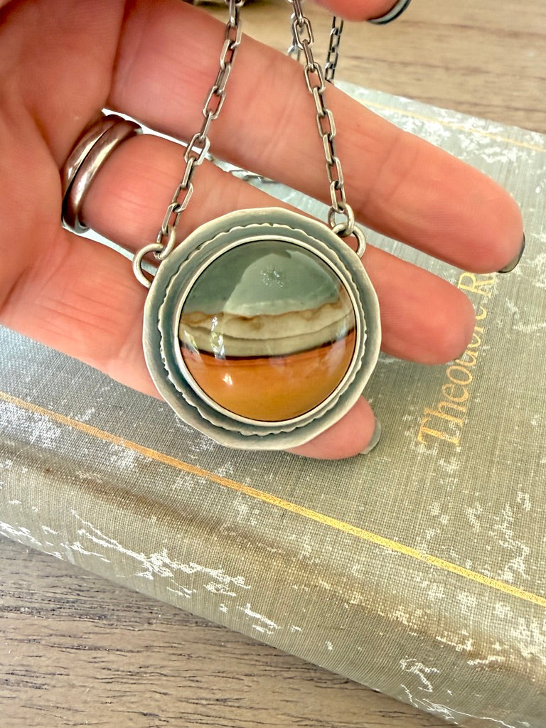 Polychrome Jasper Pendant