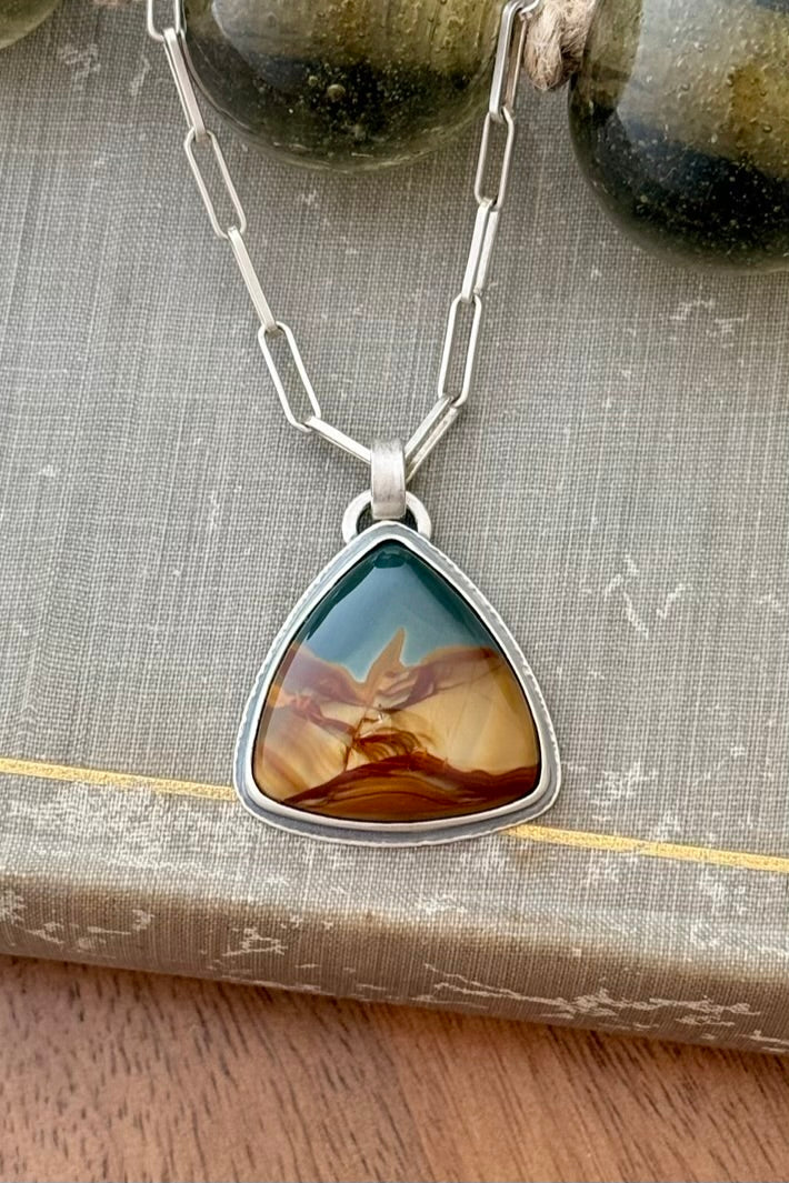 Blue Mountain Jasper pendant