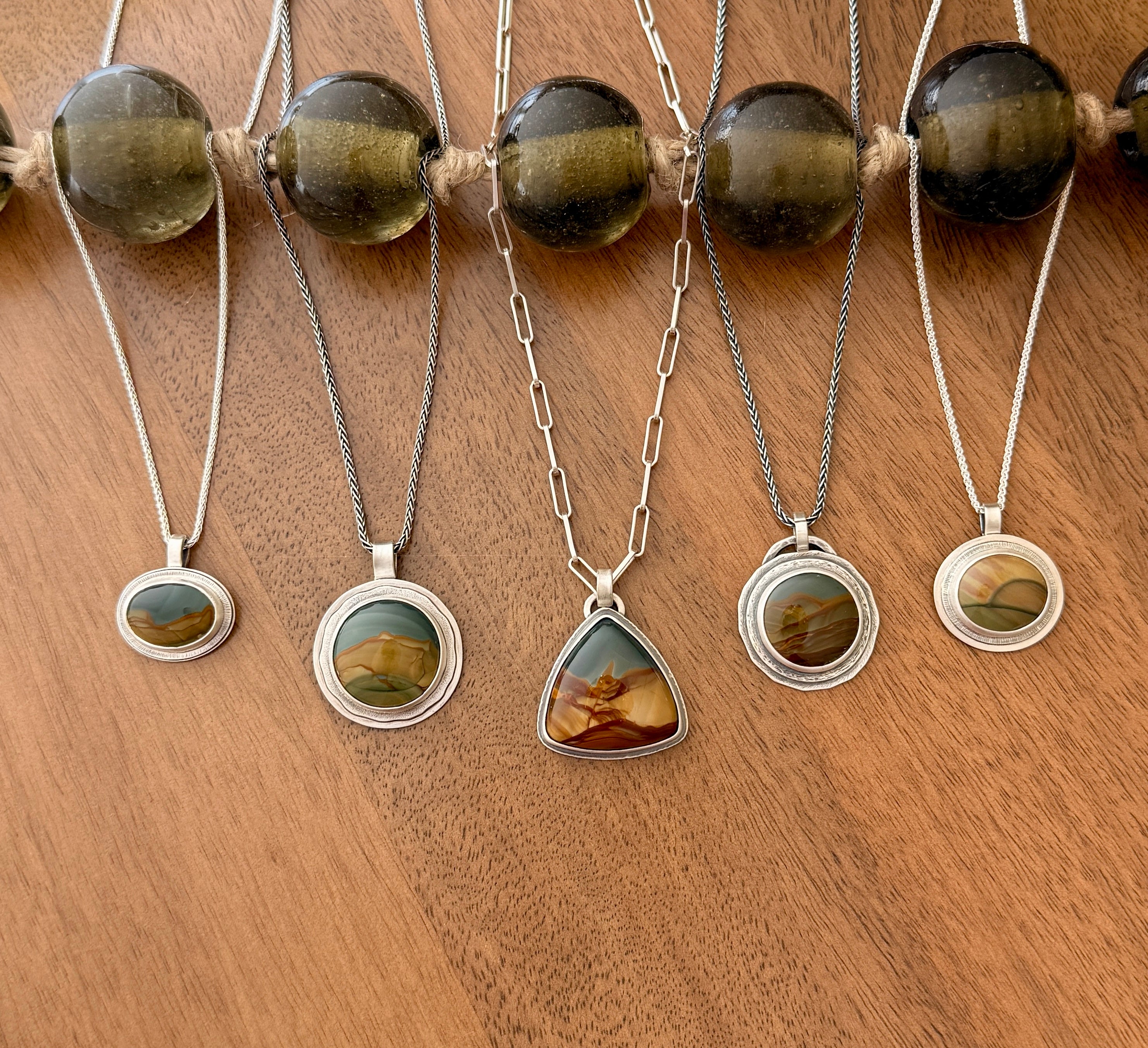 Blue Mountain Jasper pendant