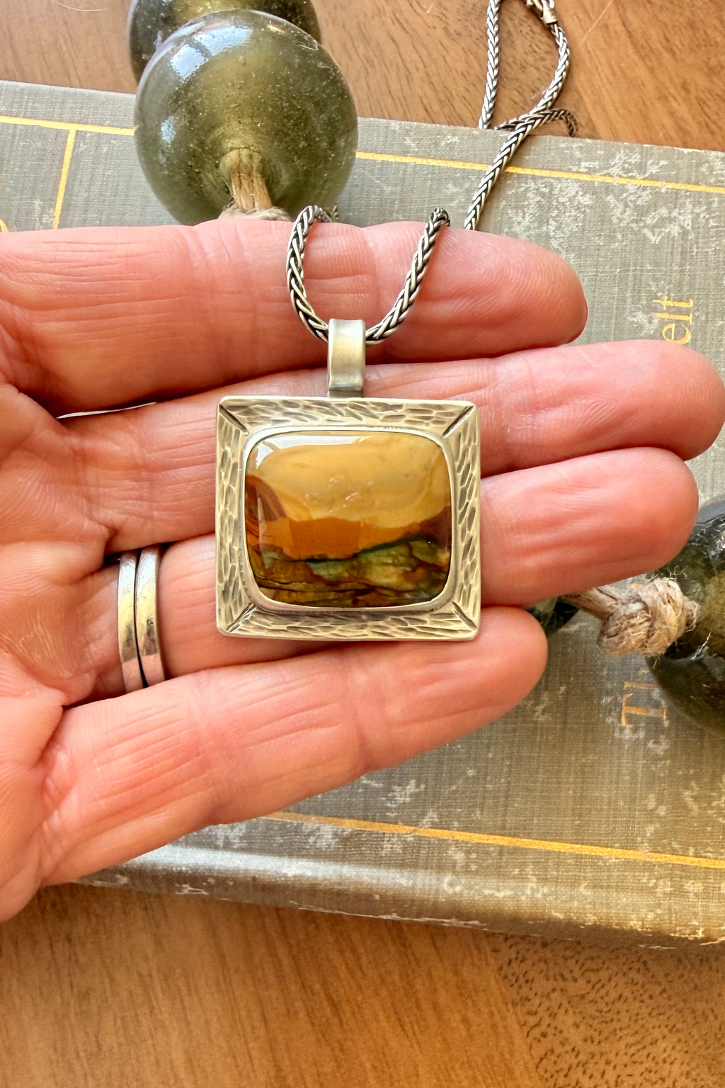 Owyhee Jasper pendant