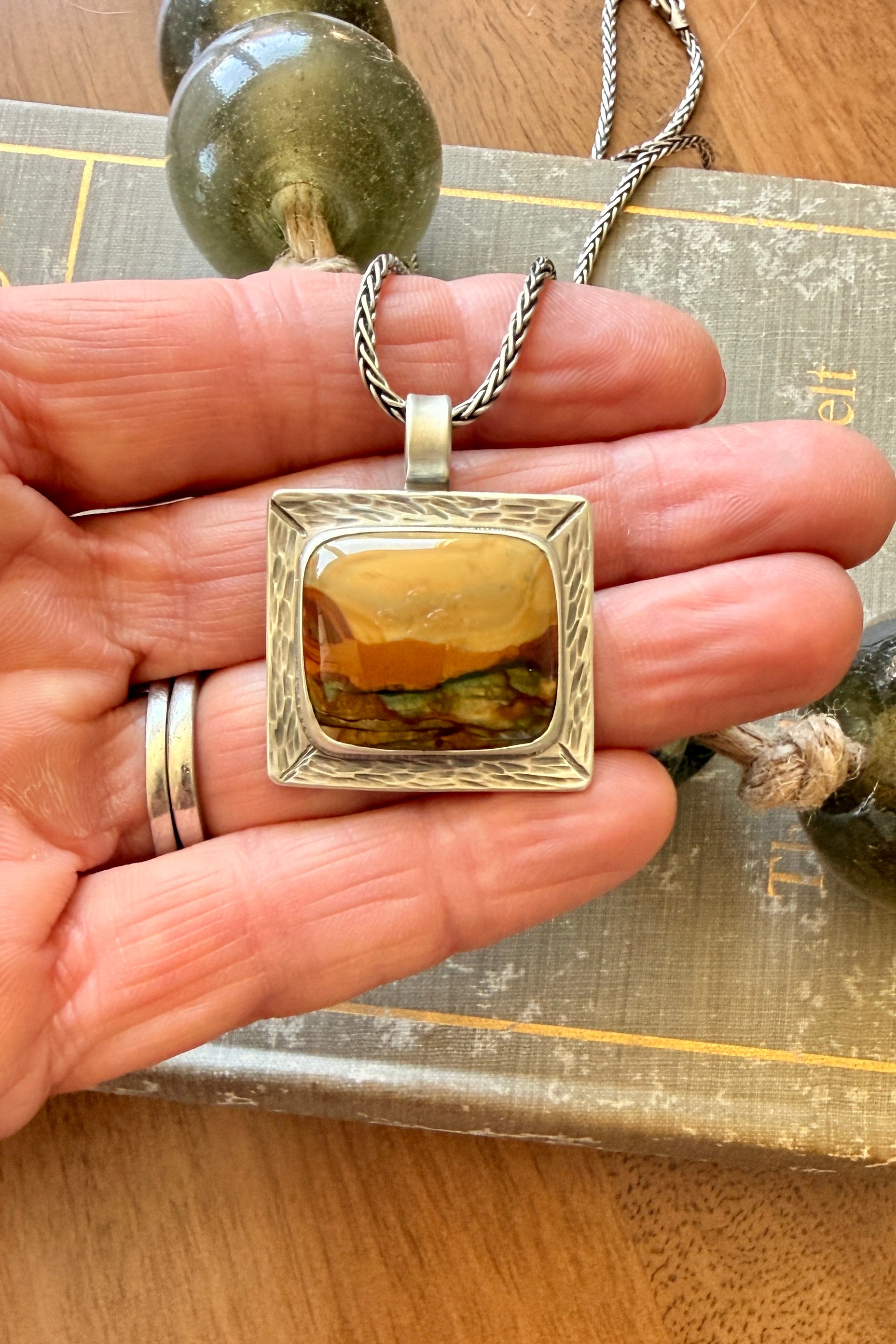 Owyhee Jasper pendant