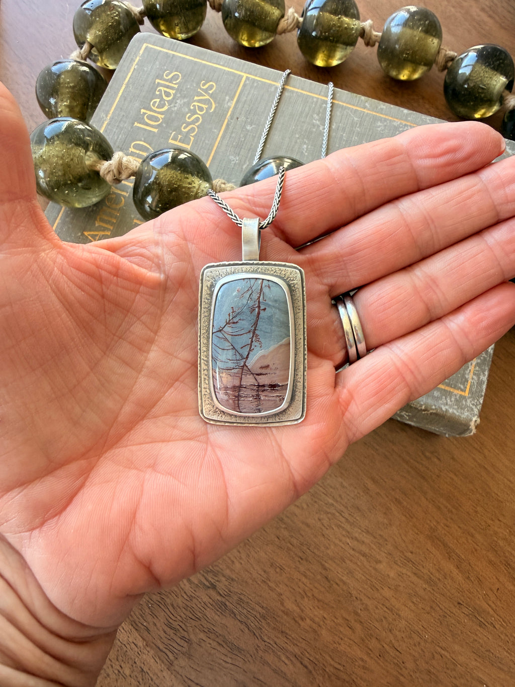 Sonoran Dendritic Rhyolite Pendant