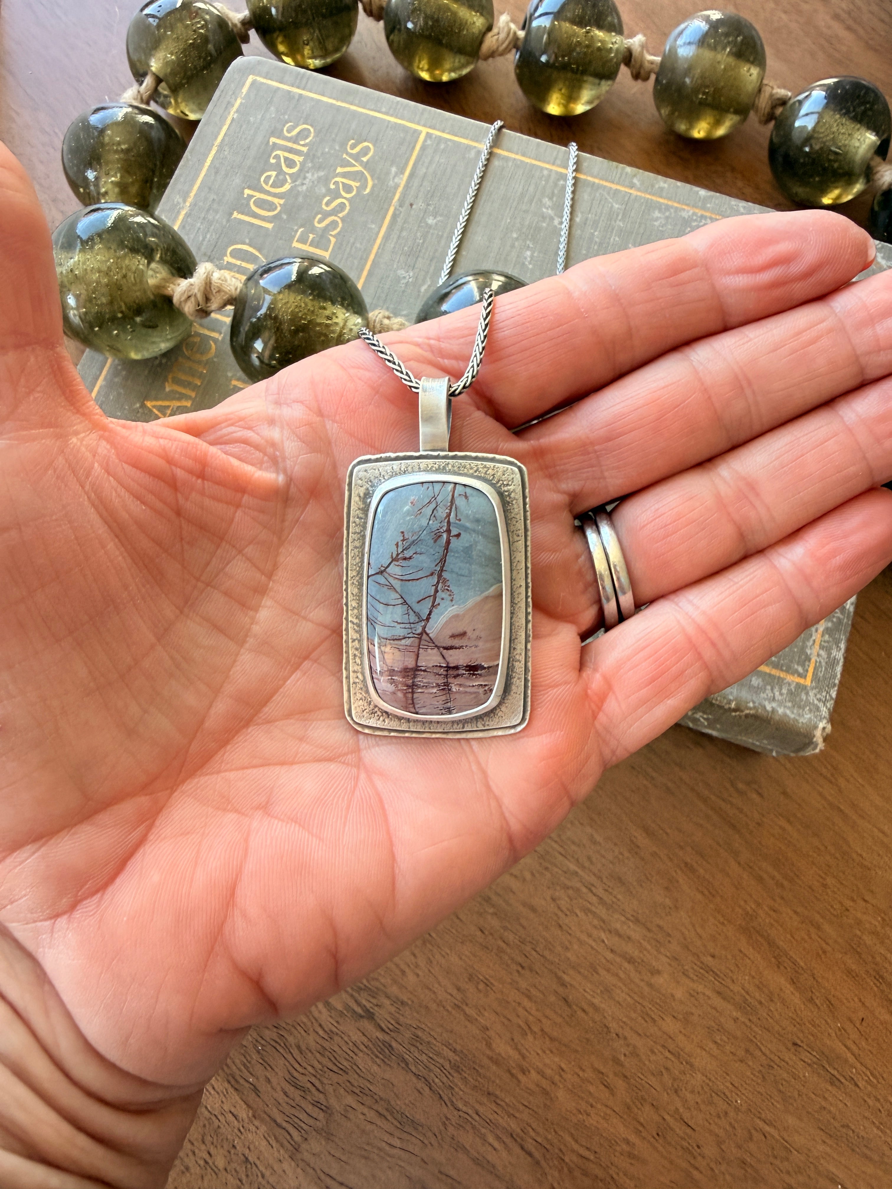 Sonoran Dendritic Rhyolite Pendant