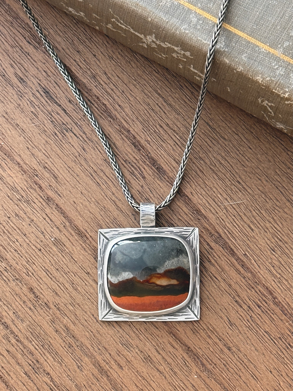 Polychrome Jasper pendant
