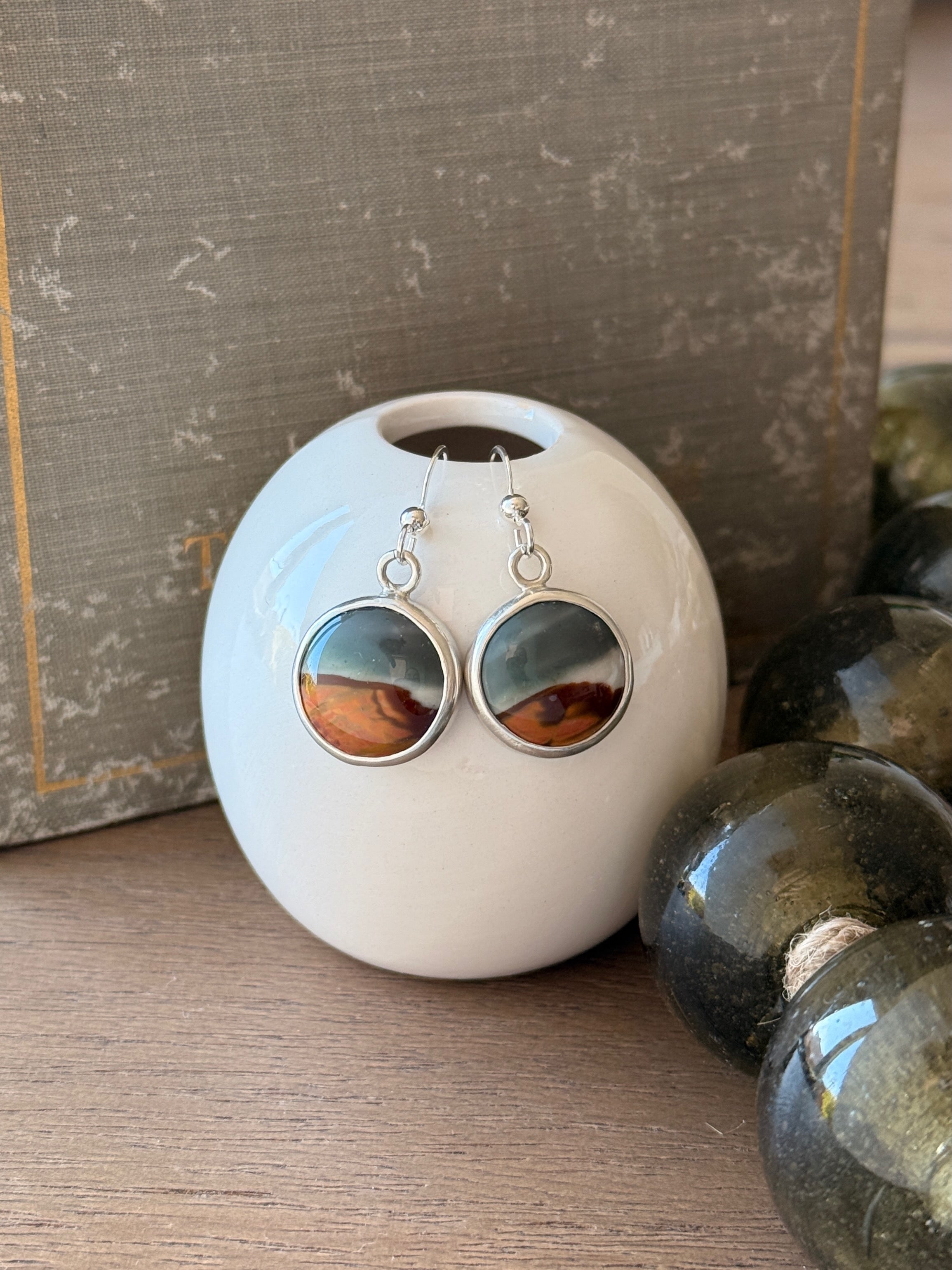 Polychrome Jasper earrings